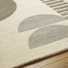 Hauteloom Brooklyn Black&White Modern Wool Rug - 3 of 4