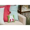 C&F Home 8" x 8" Bunny Bum Hooked Small/Petite Spring Easter Themed Accent Throw Pillow - 2 of 4