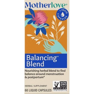 Motherlove Balancing Blend Vegan Dietary Supplement Capsules - 60ct - 1 of 2