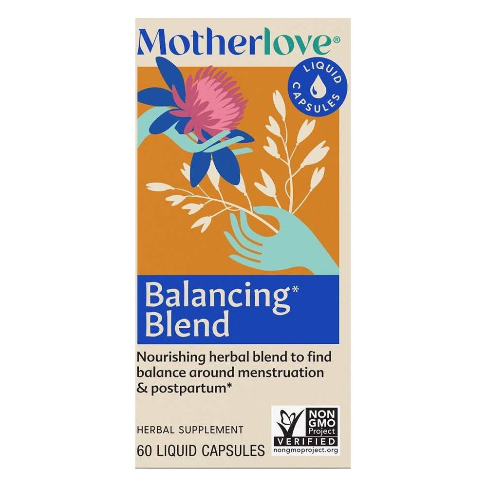 Photos - Vitamins & Minerals Motherlove Balancing Blend Vegan Dietary Supplement Capsules - 60ct