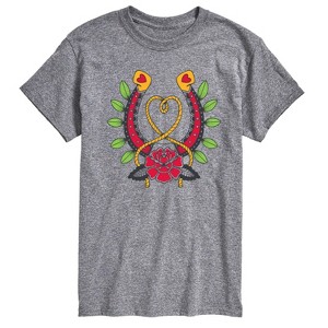 Men's - Country Casuals - Goth Western Horseshoe Short Sleeve Graphic T-Shirt - 1 of 4