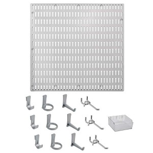 Allspace 14 Piece Garage Organizer Wall Storage System with Pegboard, Hooks and Hangers - 1 of 2