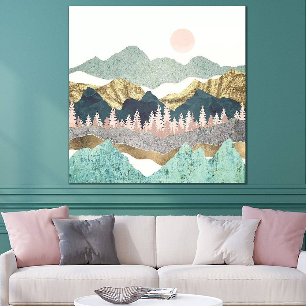 Photos - Other Decoration iCanvas 37"x37" Summer Vista by SpaceFrog Designs Canvas Print Wall Art