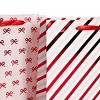 2pk Candy Cane Bows Gift Bags - Bullseye's Playground™ - 3 of 3
