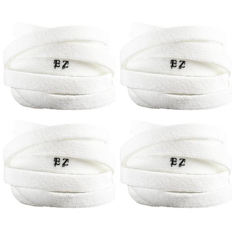 Ez Stretch Slip On Shoe Laces Pair Elastic Flat Stretchy Shoe Laces White Target