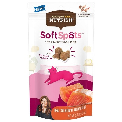 Rachael Ray Nutrish Soft Spots Salmon Cat Treat - 2.2oz