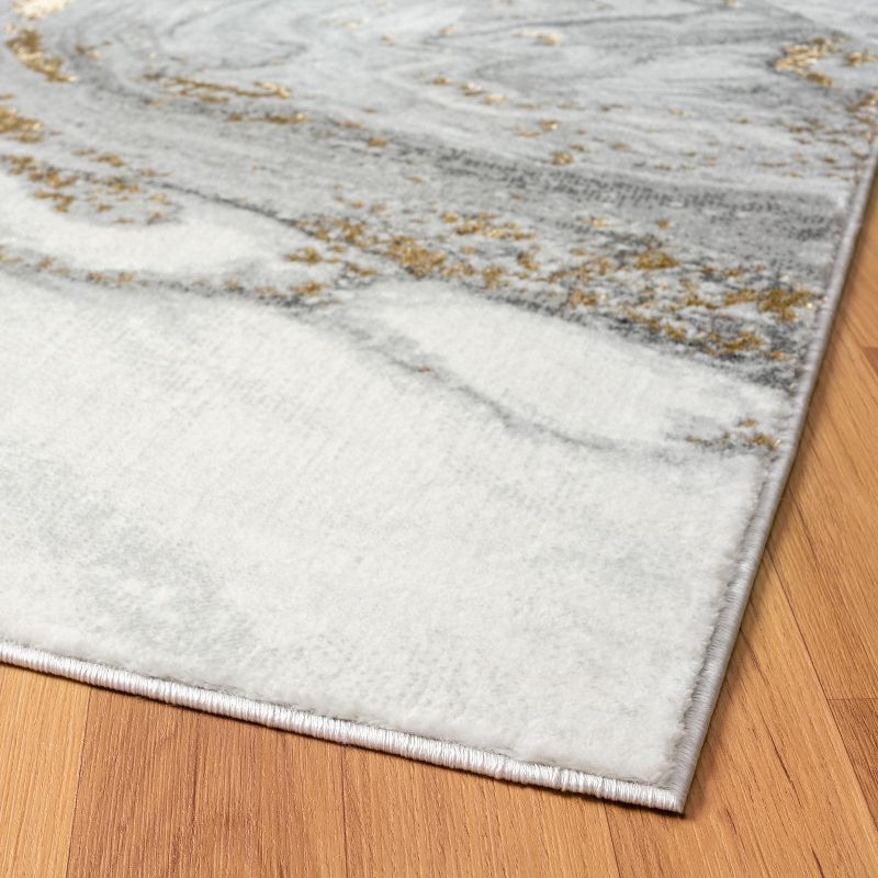 Luxe Weavers Marble Effect Abstract Area Rug, 5 of 11