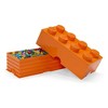 Room Copenhagen LEGO Storage Brick 8, Bright Orange - 2 of 4