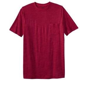 KingSize Shrink-Less Lightweight Longer-Length Crewneck Pocket T-Shirt - 1 of 4