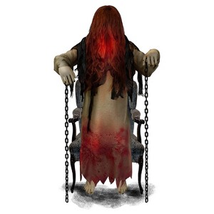 Tekky Toys 4.5 ft Animated Rising Possessed Woman - Black - 1 of 1