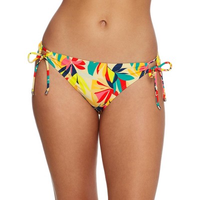 Bare Swim Women's Tropical Floral Side Tie Bikini Bottom - S20295-TRFL