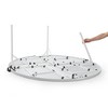 PAGED Patio Portable Dining Table Simple Wooden Folding Table with Roll-up Table Top for Indoor and Outdoor - 4 of 4