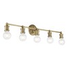 Livex Lighting Lansdale 5 - Light Vanity in  Antique Brass - 2 of 4