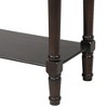 Ridstar 31.1 in. H Dark Brown Console Tables with Three Storage Drawers & Bottom Shelf - 3 of 4