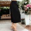 Anna-Kaci Women's Wide Leg Pants Pleated Cropped Palazzo Lounge Pants - 3 of 4