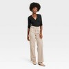 Women's Slim Fit Long Sleeve V-Neck Wrap Shirt - Universal Thread™ - image 3 of 3