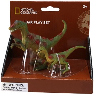 National Geographic Raptor Dinosaur Figurines, 2pc - 1 of 1