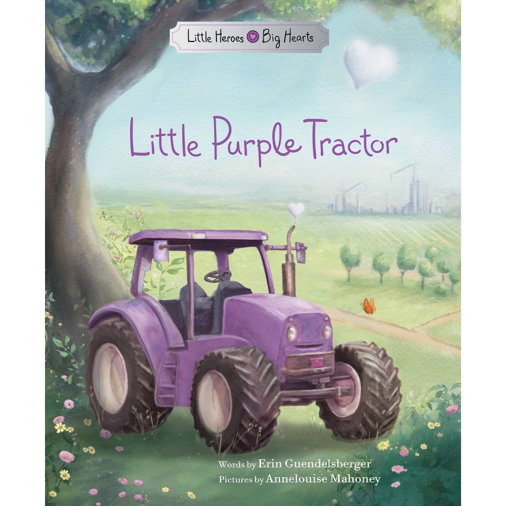 Little Purple Tractor - by Erin Guendelsberger (Board Book)