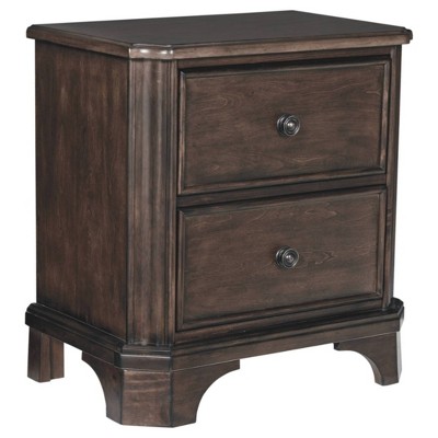 cherry wood nightstand target