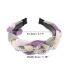 Unique Bargains Women's Bling Pearl Tulle Knot Headband Hairband Accessories 1.18 Inch Wide 1 Pc - 4 of 4