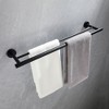 5-Part Wall-Mounted Towel Bar Collection for the Bathroom - Complete Storage Solution - image 2 of 4