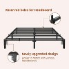 Homhougo Bed Frame, Sturdy Metal Platform with Durable Iron Slat Support and Legs, Twin Size 6 Inch Height, Easy Assembly, Storage Space Under Bed - 4 of 4