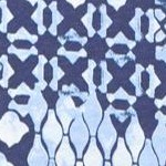 navy mosaic patchwork