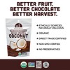 Mavuno Harvest Organic Dried Coconut Dipped in Dark Chocolate Fruit Snacks, All Natural Vegan Treat, Bursting with Flavor - Bulk 10 LB PK - image 3 of 4