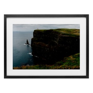 Stupell Industries Scenic Ireland Cliffs Framed Print Under Glass Art - 1 of 4