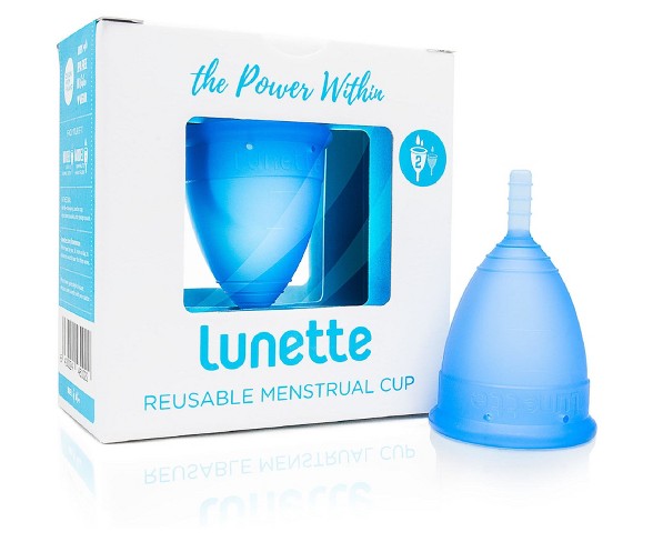 Lunette Reusable Menstrual Cup - Blue Model 2