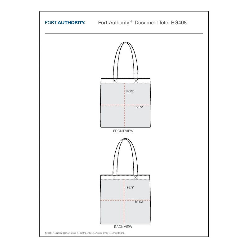 Port Authority Document Tote Bag - Set of 3, 4 of 5