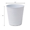happimess Riley Modern Classic Hammered Steel Accent 2-Gallon Wastebasket - 4 of 4