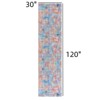 FONTOI Washable Area Rugs with Non-slip Backing, Indoor Bohemia Rugs, Foldable Low-Pile Rugs for Living Room Bedroom, Multicolored, 120"*0.14"*30" - 3 of 4
