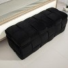 Toy Storage Bench,Bedroom End Bench,Upholstered Storage Hassock With Safety Hinge,Entryway Storage Ottoman Bench For Living Room,Bedroom-Cuddlewood - 3 of 4