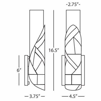 Deane 16.5" Frosted Glass and Steel Dimmable Cylinder Sconce
