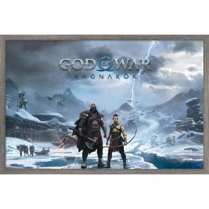 Trends International God Of War - Key Art Framed Wall Poster Prints - 1 of 4
