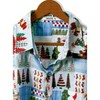 HAPPY BAY Men's Christmas Tree Hawaiian Shirts Short Sleeve Button Down Shirt Mens Vacation Gifts Shirts Casual Aloha Shirts for Men - 3 of 4