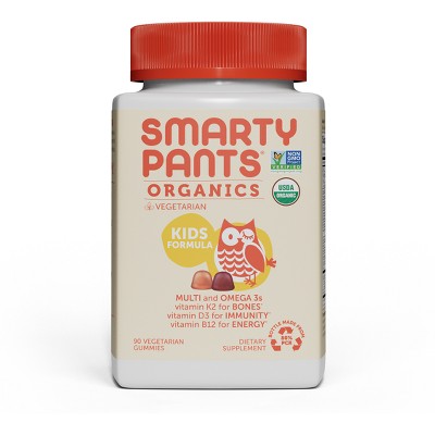 Smartypants Organics Kids Formula Multivitamin Gummies - 90ct : Target