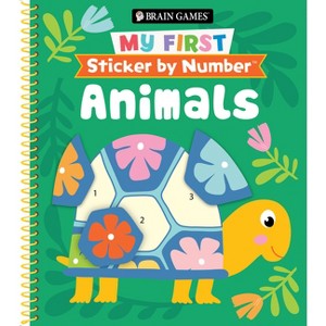 Brain Games - My First Sticker by Number: Animals - by  Publications International Ltd & New Seasons & Brain Games (Spiral Bound) - 1 of 1