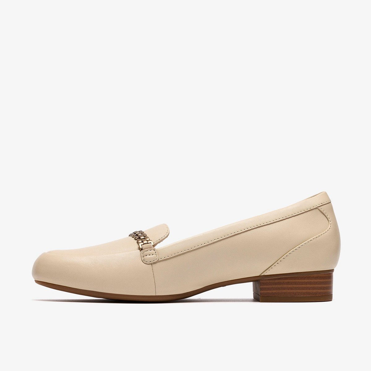 Обувь Clarks Womens Juliet Mia Cream Leather Shoes 7 Narrow — фото 2