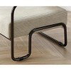 NicBex Modern Lazy Sofa Chair with Iron Frame, Comfy Corduroy Fabric Balcony Accent Chair for Bedroom, Living Room, Beige - 4 of 4
