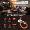 SatelliteSale Outdoor RG6 Coaxial 1800 Mhz Underground Burial Flooded Cable Universal Wire Polyethylene Orange Cord - 4 of 4