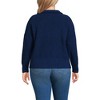Lands' End Women's Drifter Shaker Wedge Quarter Zip Sweater - 2 of 3