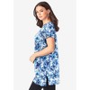 Roaman's Women's Plus Size Ultimate Short Sleeve V Neck Tunic - 4 of 4
