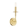 Livex Lighting Lisbon 1 - Light Wall Light in  Satin Brass - 3 of 4