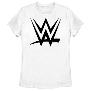Women's WWE Black Logo T-Shirt - 1 of 4