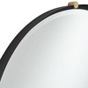 Uttermost Ronson 34" Gold and Matte Black Round Wall Mirror - 3 of 4