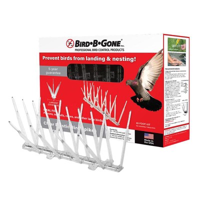 Bird-B-Gone Bird Repelling Spikes For Assorted Species 1 pk Model No MM2000-5/20