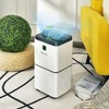 Costway 24-Pint Dehumidifier with Indicator 1,500 Sq. ft Coverage Area - 2 of 4