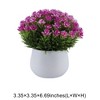 Unique Bargains Artificial Plants Scandinavian-style Plastic 3.35"x3.35"x6.69" 1 Pc - 3 of 4
